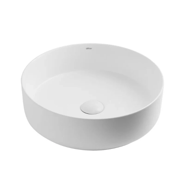 Раковина Abber Bequem 40 см белая матовая AC2109MW (детальная фотография)