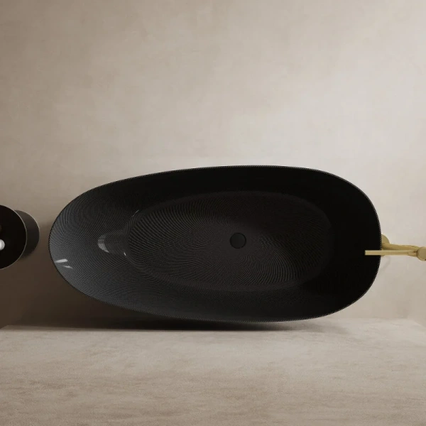 Ванна карбоновая Abber Karbon 170x80 см овальная AK9011-1.7 (детальная фотография), 170x80 см