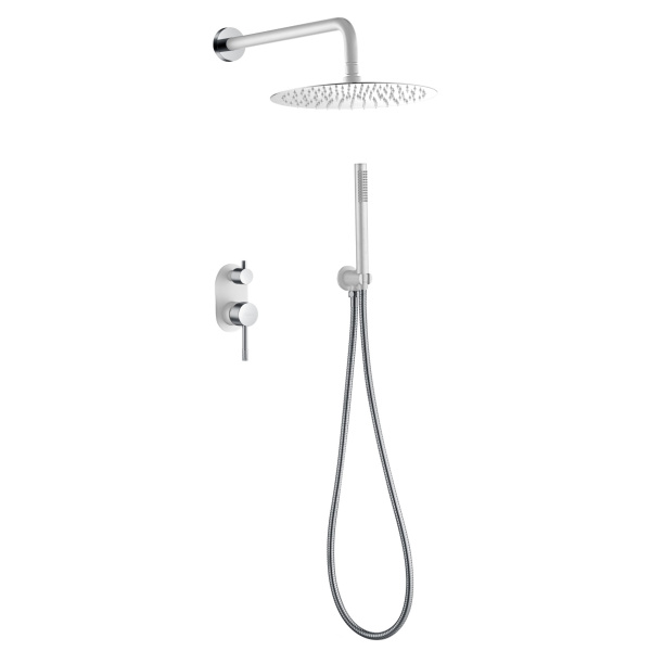 Душевой комплект Boheme Uno белый/хром 464-WCR (детальная фотография)