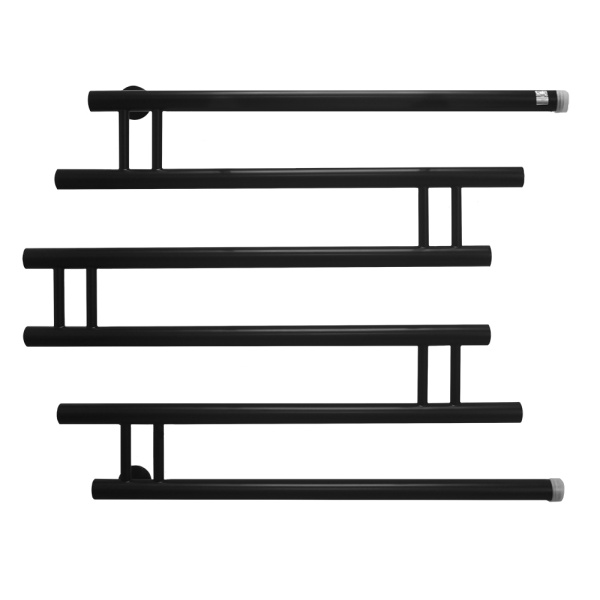 Полотенцесушитель водяной Energy Modern 60x70 см черный матовый EWTRMODRN06070R905M (детальная фотография)