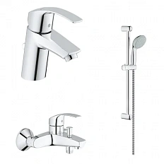 Душевой комплект Grohe Eurosmart хром