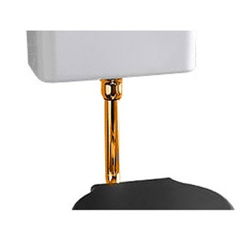 Патрубок для низкого бачка, светлое золото, Devon&Devon IB1042AG (детальная фотография)