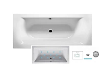 Ванна гидромассажная Riho Lima 180 x 80 см, AIR