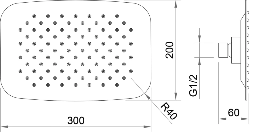 Душевой комплект BERGES Ventas хром 073009 (детальная фотография), душевые комплекты, наборы index_1