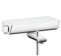 Смеситель для ванны Hansgrohe Ecostat Select полочка хром/белый