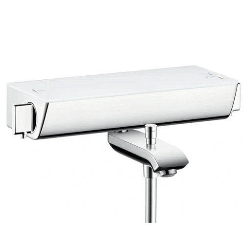 Смеситель для ванны Hansgrohe Ecostat Select полочка хром/белый - фото 2
