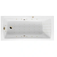 Ванна гидромассажная Excellent Aquaria Nano 170 x 75 см, белый/золото, WAEX.AQU17.NANO.GL