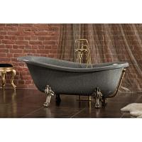 Ванна из литьевого мрамора, цвет графит, Romance Collection Symphony