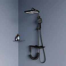 Душевая стойка RGW Shower Panels черная