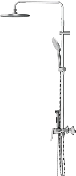 Душевая стойка Damixa Apollo с гигиеническим душем, круглая DX220910000 (детальная фотография)