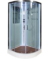 Душевая кабина Deto A 100х100 см с led подсветкой и гидромассажем