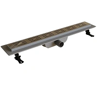 Душевой лоток RGW Drain Leo 80 см хром