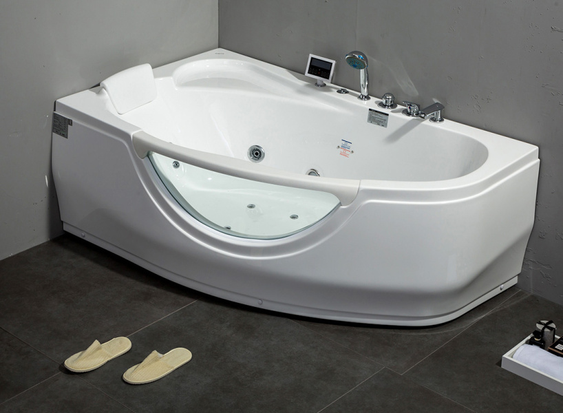 Ванна акриловая пристенная левая Gemy G9046 K L (детальная фотография), асимметричные