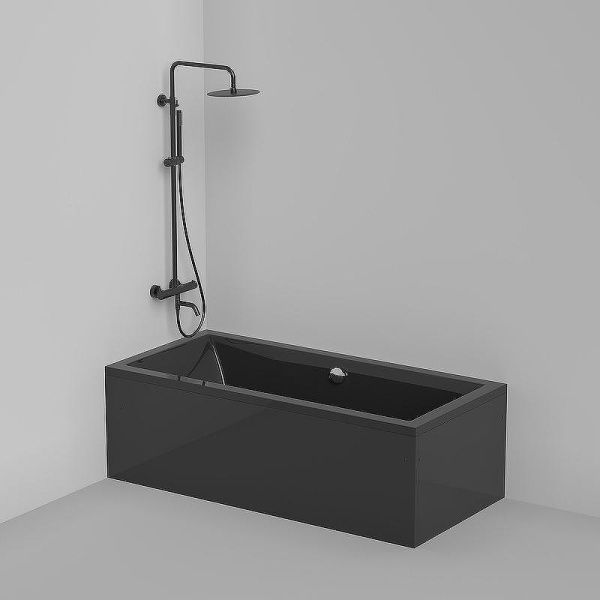 Ванна акриловая Berges Tari 180x80 см черная 052029 (детальная фотография), акриловые