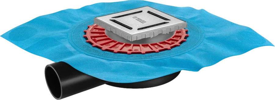 Душевой трап BERGES ZENTRUM Norma 10 см хром матовый 090362 (детальная фотография)