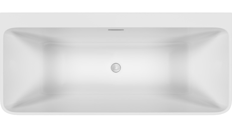 Ванна акриловая Sancos Square 170x75 см прямоугольная FB14 (детальная фотография), современныe, hi-tech