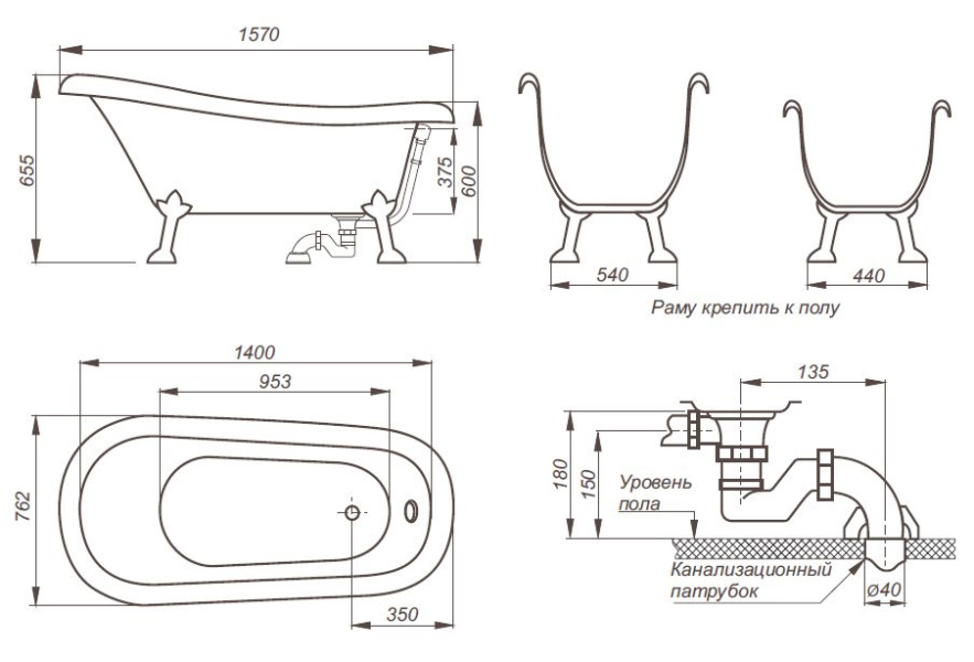 Схема (детальная фотография), отдельностоящие