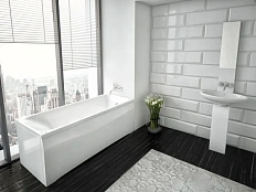 Ванна акриловая Акватек Альфа 140x70 см слив справа