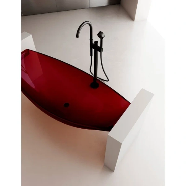 Ванна Abber Kristall 180x80 см красная AT9704Rubin (детальная фотография), 180x80 см