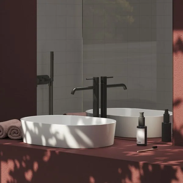 Смеситель для раковины Ravak Espirit графит матовый X070407 (детальная фотография), современные, hi-tech