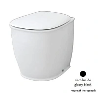 Унитаз, цвет чёрный, ArtCeram Azuley