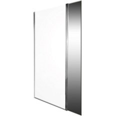 Душевое ограждение с левой зеркальной поворотной панелью, прозрачное 130, Jacob Delafon CONTRA C22WP90L-MZ