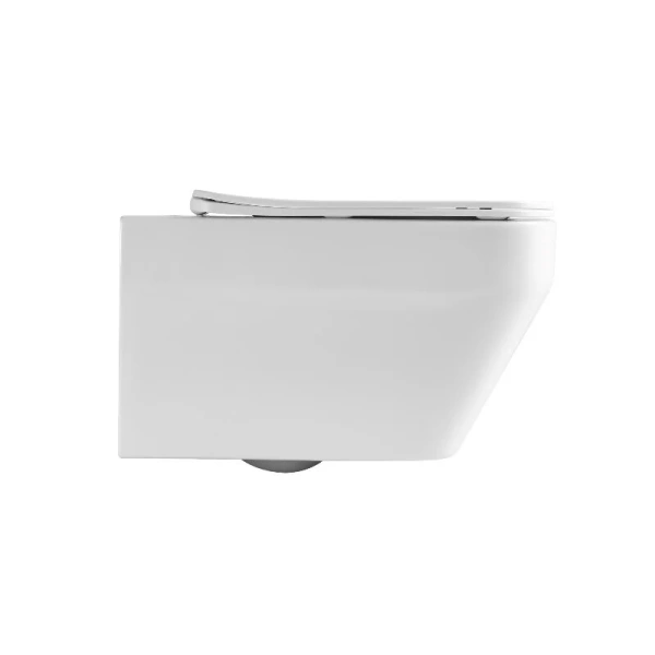 Унитаз подвесной Vincea Edge белый VT1-38T (детальная фотография), без бачка, со скрытым бачком