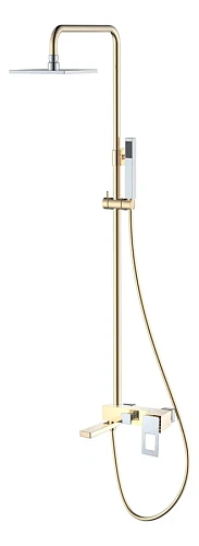 Душевая стойка Boheme Q золото/хром - фото 5