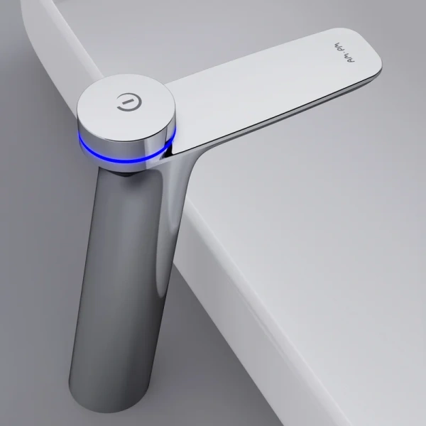 Смеситель для раковины Am.Pm Inspire 2.0 TouchReel электронный высокий, с донным клапаном F50A93400 (детальная фотография), в наличии