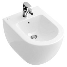 Биде подвесное Villeroy & Boch Subway ярко-белый CeramicPlus