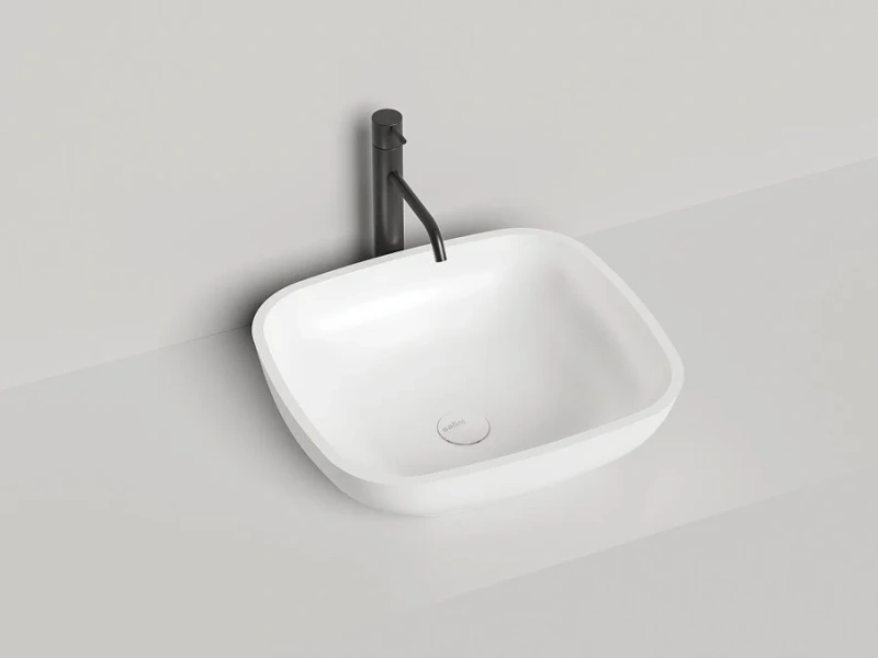 Раковина Salini Gloria 08 50 см накладная, покраска по RAL полностью 1102208MF (детальная фотография)