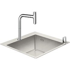 Мойка для кухни Hansgrohe C71-F450-06 55 см хром