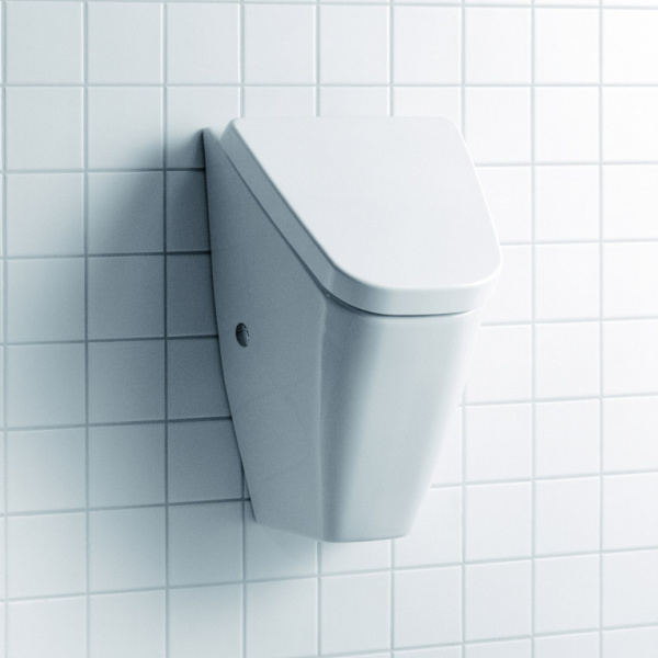 Писсуар подвесной Laufen Vila 8.4114.1.000 с внутренним подводом воды (детальная фотография), современные, hi-tech