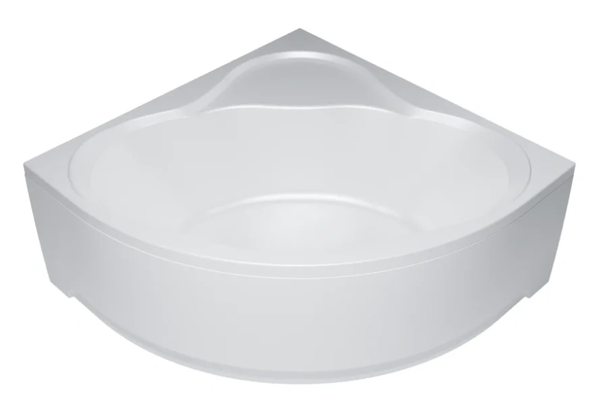 Ванна акриловая Triton OMP Грация Щ0000048049, 140 x 140 см, белая (детальная фотография), полукруглые