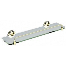 Полка стеклянная, золото, Art&Max Bohemia