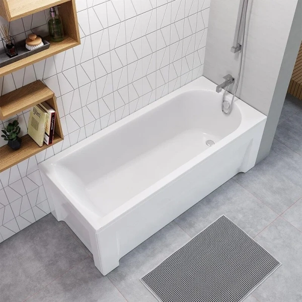 Ванна акриловая Alex Baitler Michigan, 170 x 70 см, цвет SuperWhite, MICHIGAN 170*70 (детальная фотография), 170х70