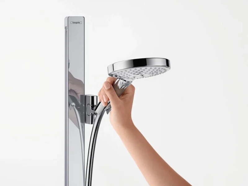 Душевой гарнитур Hansgrohe Raindance Select S 27646 с двумя полочками (детальная фотография), душевые гарнитуры index_1