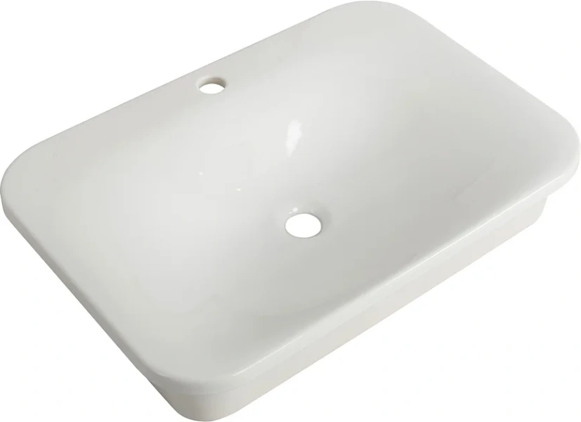 Раковина Cezares 65 см полувстраиваемая CZR-DRO-65-LVB (детальная фотография), одинарные