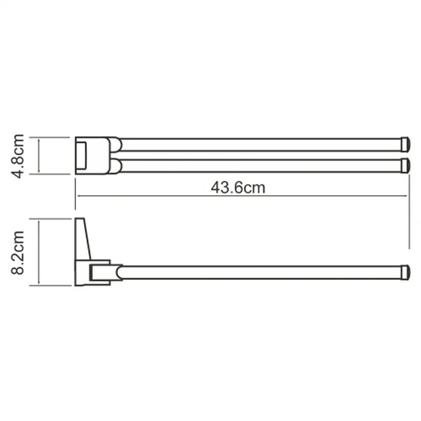 Полотенцедержатель WasserKRAFT Lopau хром K-6031 (детальная фотография), современные, hi-tech
