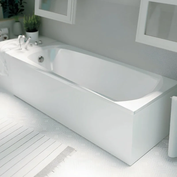 Ванна акриловая 1MarKa Elegance 01эл1570кс1, 150 x 70 см, цвет белый (детальная фотография), без гидромассажа, недорогие