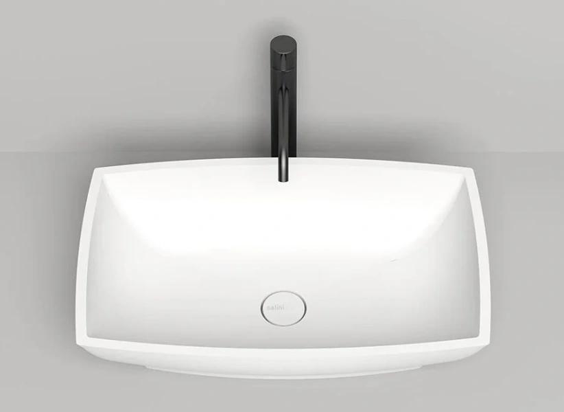 Раковина Salini Gloria 04 60 см накладная 1102204M (детальная фотография), белые