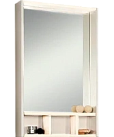 Зеркало Акватон Йорк 60 см белое, выбеленное дерево