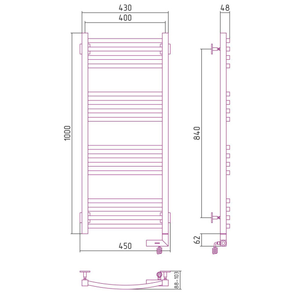 Схема (детальная фотография), лесенка, вертикальные