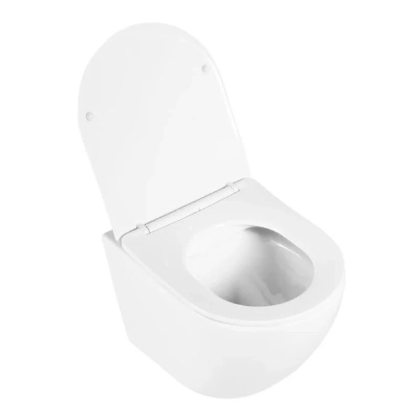 Унитаз подвесной BelBagno Uno с сиденьем BB3105CHR/SC (детальная фотография), подвесные, встраиваемые