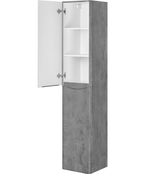 Шкаф-пенал подвесной Vincea Paola 35 см Beton, левый VSC-2P170BT-L (детальная фотография), 35 см
