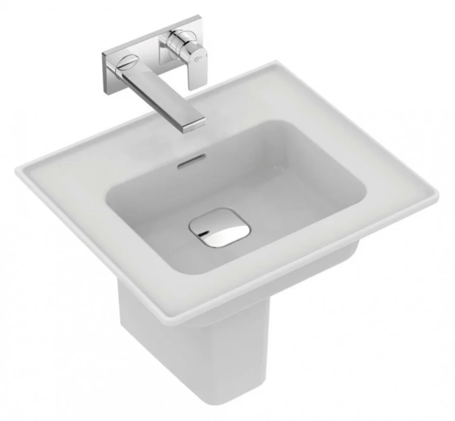 Раковина Ideal Standard Strada II 54 см без отверстия под смеситель T363201 (детальная фотография), белые