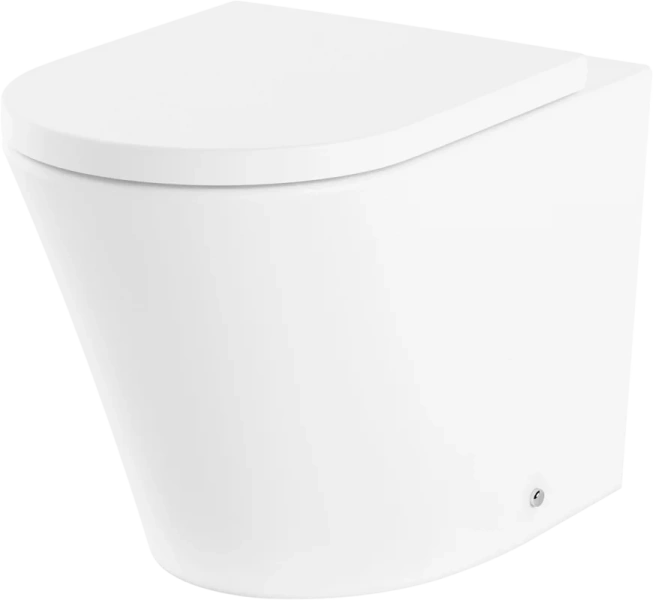 Унитаз напольный Lavinia Boho Biore с сиденьем микролифт 33040040 (детальная фотография), белые