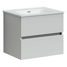 Тумба с раковиной подвесная Sancos Urban UR60W 60 см с ящиками