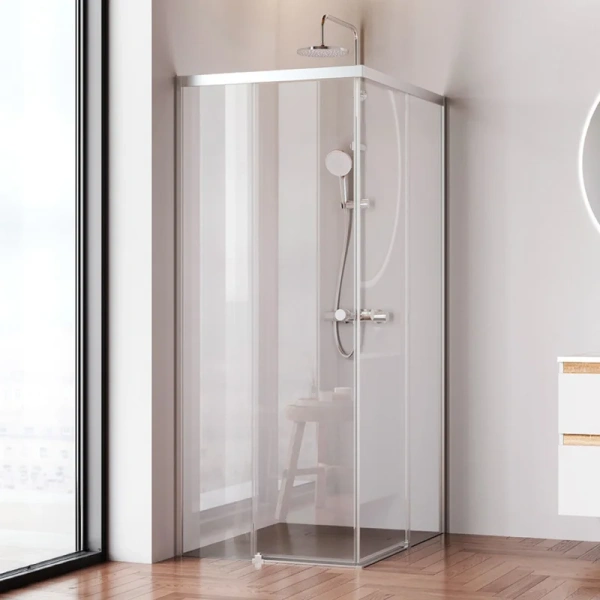 Душевой уголок Am.Pm X-Joy 100x80 см профиль хром матовый W94G-403-100280-MТ1К (детальная фотография)