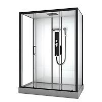 Душевая кабина Black&White Galaxy G8010 160x85 см профиль черный